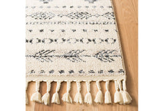Izabel Fringe Area Rug CREAM
