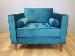 Delilah Chair in PEACOCK VELVET