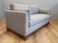 Avalon Apartment Size Sofa in CHROMIUM