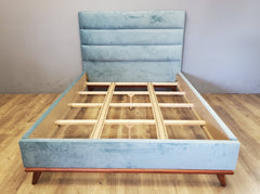 Cooper Upholstered Bed in CLOUD VELVET - QUEEN