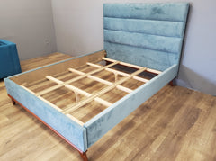 Cooper Upholstered Bed in CLOUD VELVET - QUEEN