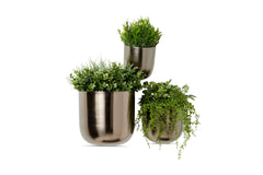 Ava Planter SET OF 3 BLACK