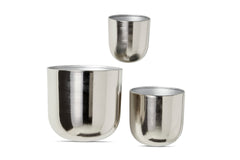 Ava Planter SET OF 3 SILVER