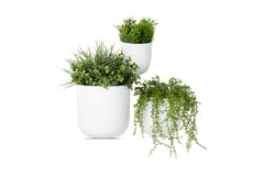 Ava Planter SET OF 3 WHITE