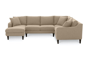 Beatrix 3pc Sectional Sofa :: Configuration: LAF - Chaise on the Left