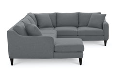 Beatrix 3pc Sectional Sofa :: Configuration: LAF - Chaise on the Left