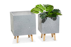 Canyon Planter SET OF 2 GREY