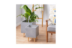 Canyon Planter SET OF 2 GREY