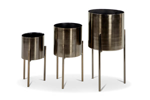 Cobb Planter SET OF 3 BLACK