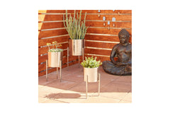 Cobb Planter SET OF 3 SILVER