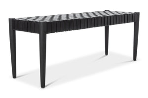 Peralta Leather Bench