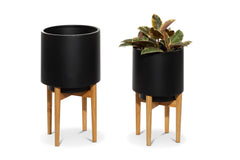Elbia Planter SET OF 2 BLACK