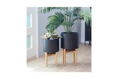 Elbia Planter SET OF 2 BLACK