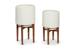 Elbia Planter SET OF 2 WHITE