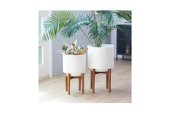 Elbia Planter SET OF 2 WHITE