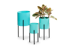 Ivy Planter SET OF 3 TEAL