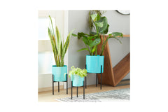 Ivy Planter SET OF 3 TEAL