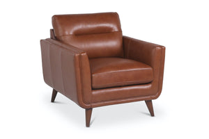 Landon Leather Chair CHESTNUT LEATHER