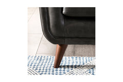 Landon Leather Sofa GREY AGATE
