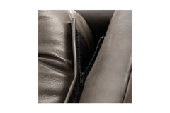 Landon Leather Sofa GREY AGATE