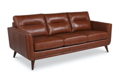 Landon Leather Sofa CHESTNUT LEATHER