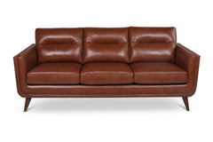 Landon Leather Sofa CHESTNUT LEATHER