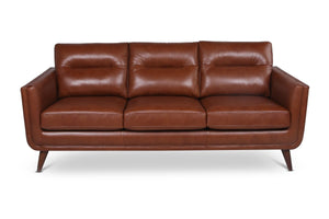 Landon Leather Sofa CHESTNUT LEATHER
