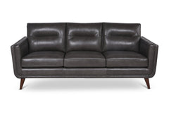 Landon Leather Sofa GREY AGATE
