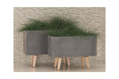 Monica Planter SET OF 2 CHARCOAL
