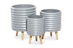 Noah Planter SET OF 3 GREY