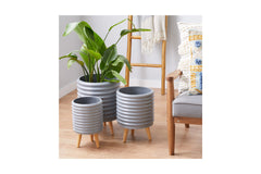 Noah Planter SET OF 3 GREY