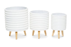 Noah Planter SET OF 3 WHITE