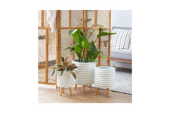 Noah Planter SET OF 3 WHITE