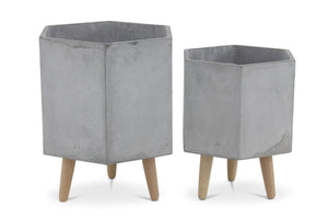Pally Planter SET OF 2 GREY
