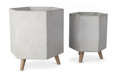 Pally Planter SET OF 2 WHITE