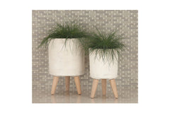 Penny Planter SET OF 3 WHITE