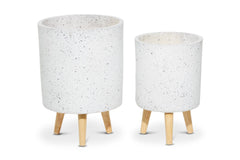 Phillip Planter SET OF 2 WHITE