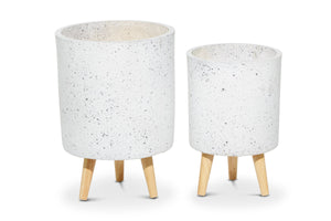 Phillip Planter SET OF 2 WHITE