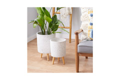 Phillip Planter SET OF 2 WHITE