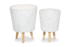 Sunset Planter Set of 2 WHITE