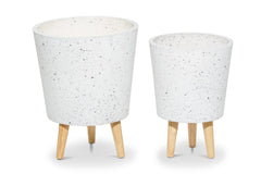 Sunset Planter Set of 2 WHITE
