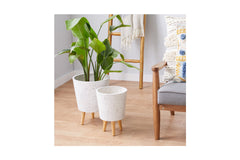 Sunset Planter Set of 2 WHITE