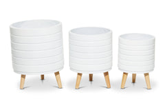 Vista Planter Set of 3 WHITE