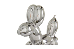 Walker Dog Sculpture SET OF 2 SILVER
