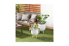 Walter Planter SET OF 2 GREY