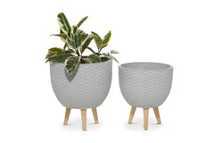 Will Planter Set of 2 GREY