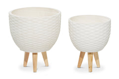 Will Planter Set of 2 WHITE