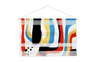 Abstract Color Shape Wall Hanging by Dorisciciart