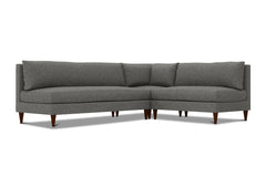 Magnolia Armless 3pc Modular Sectional Sofa