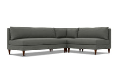 Magnolia Armless 3pc Modular Sectional Sofa